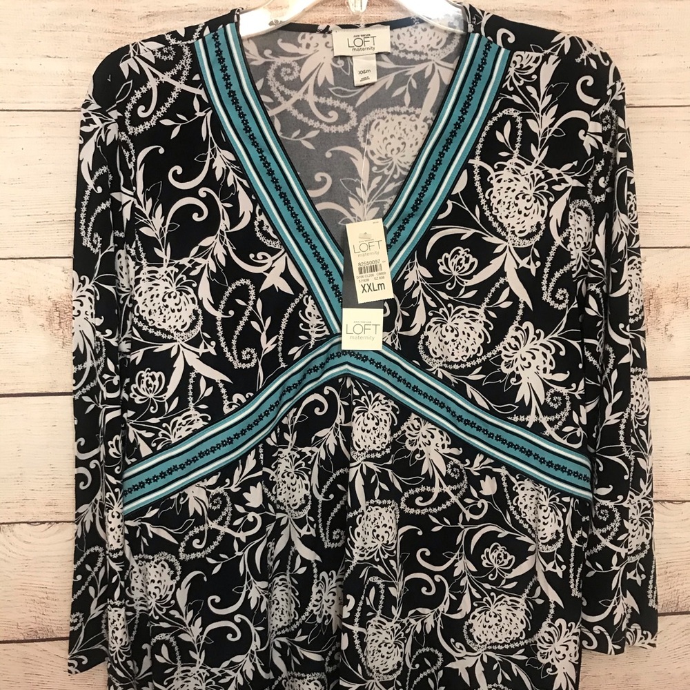 NWT Ann Taylor Loft Maternity Top Size XXL